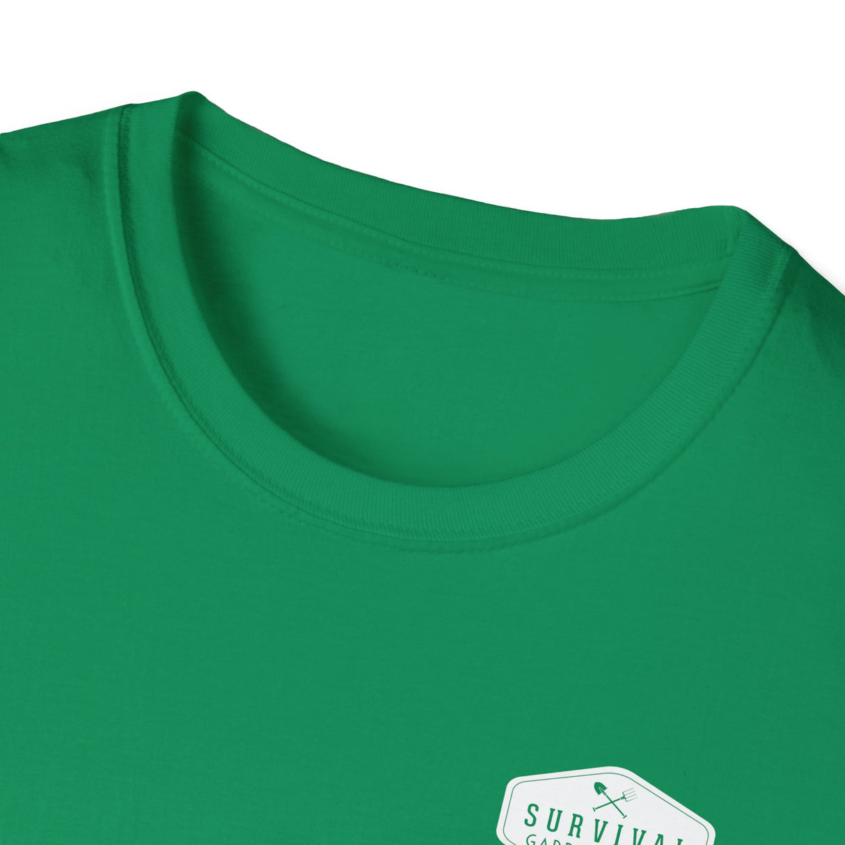 Unisex Tee - White Logo Front - "A Garden Today" Back