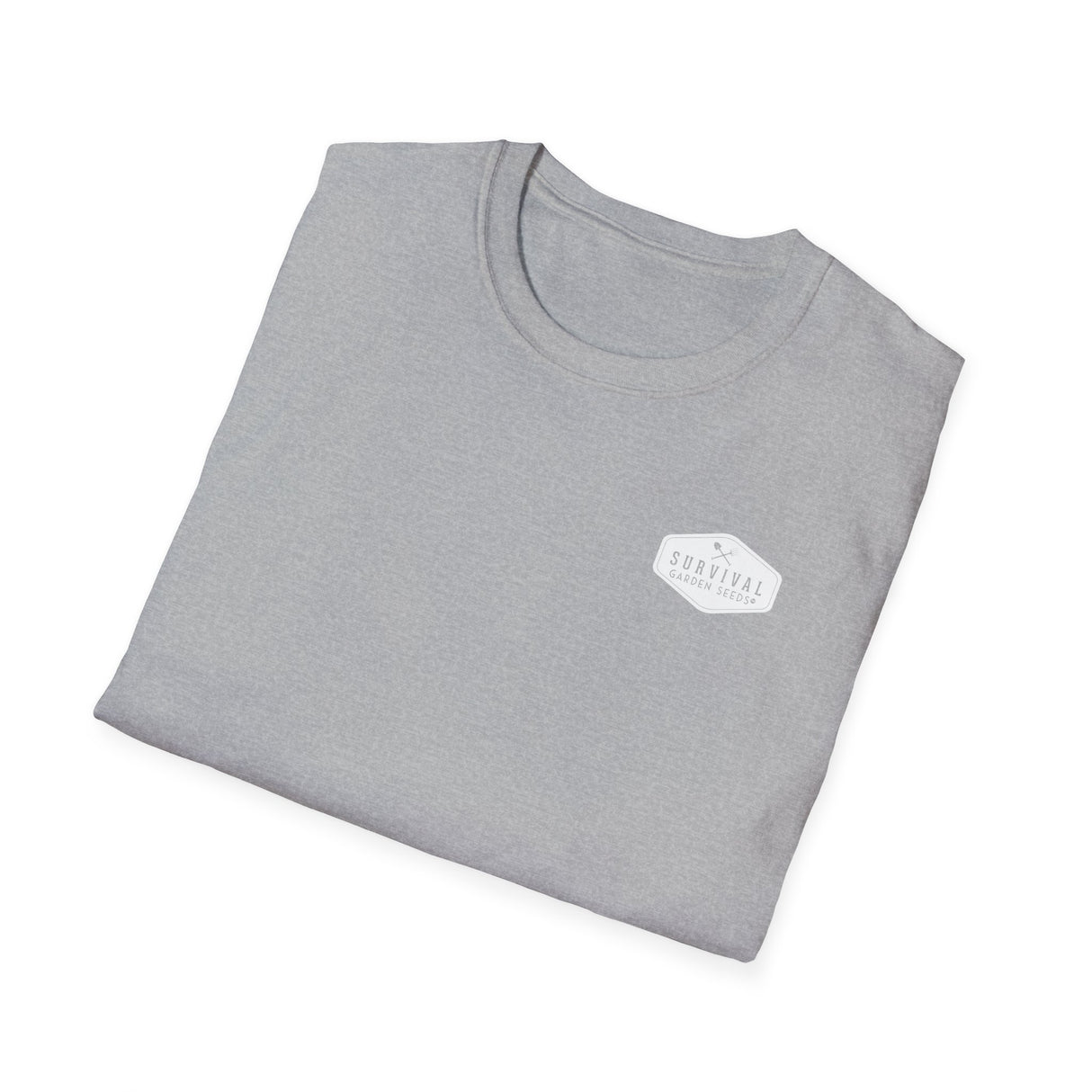 Unisex Tee - White Logo Front - "A Garden Today" Back