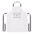 Grow Eat Survive design Canvas apron - front view