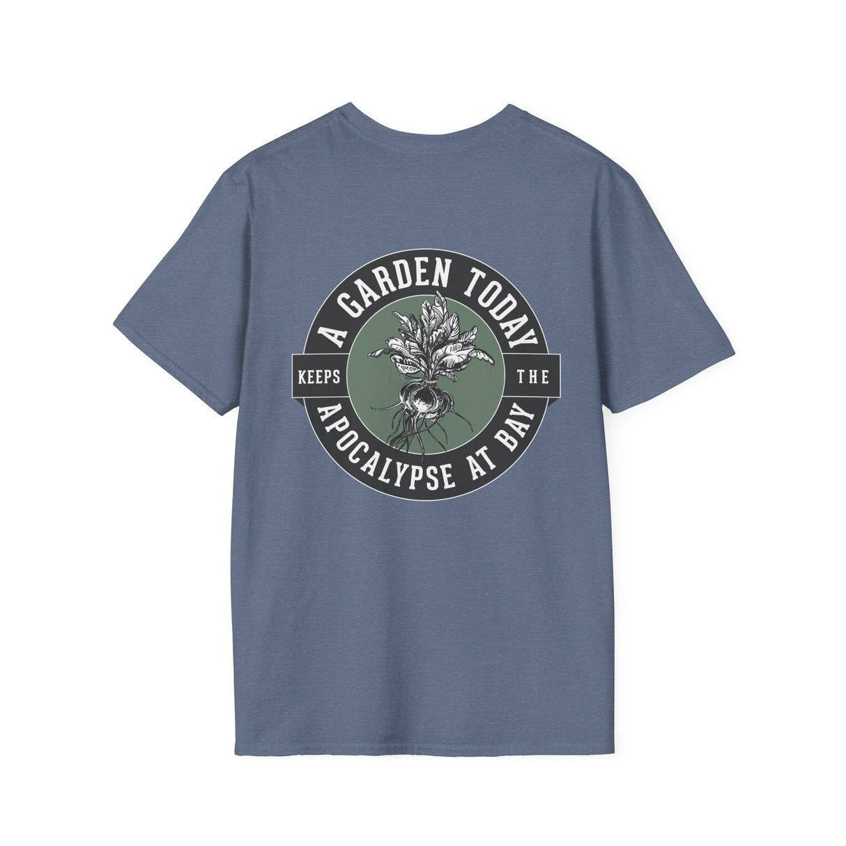 Unisex Tee - Logo Front - "A Garden Today" Back