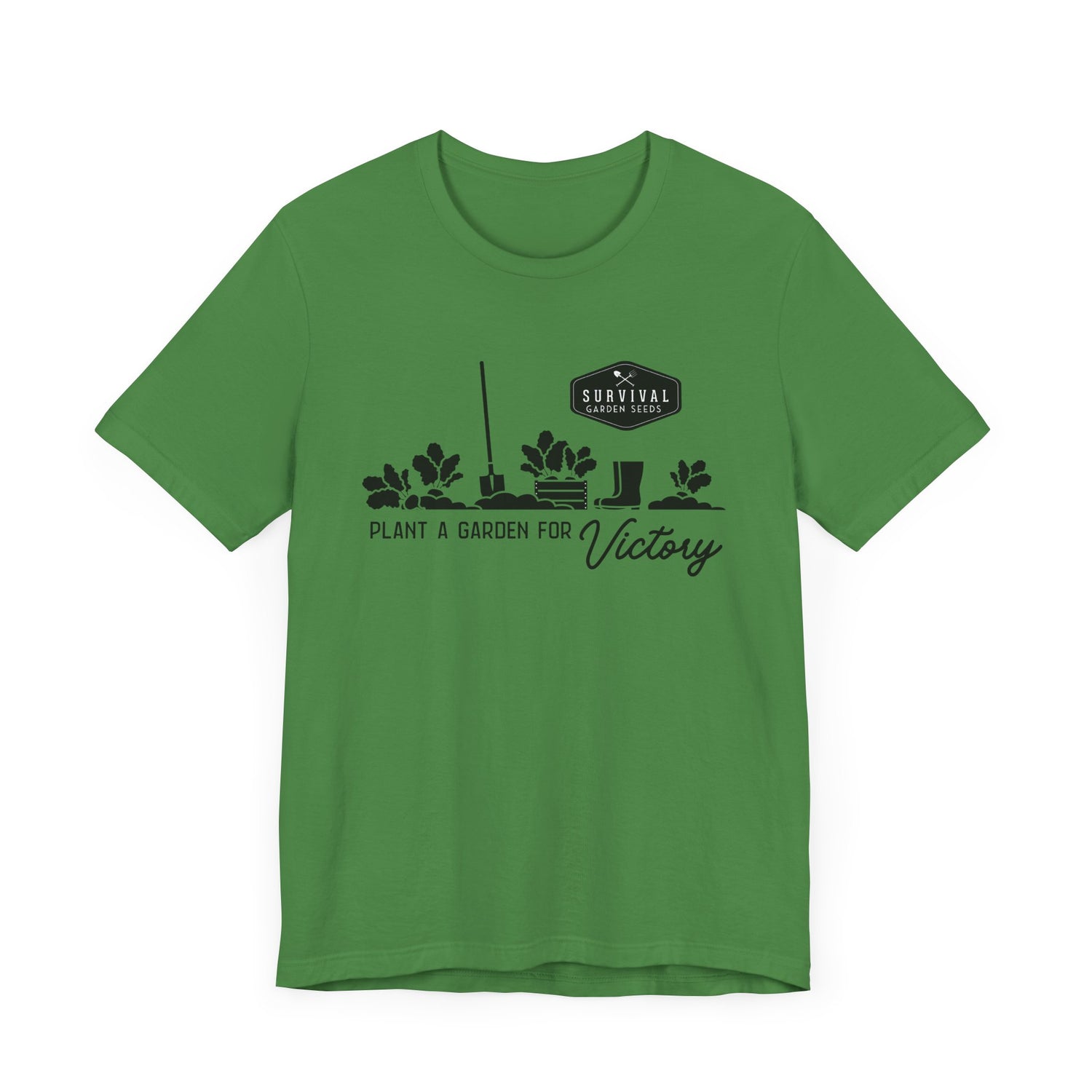 Unisex Tee -"Grow a Garden for Victory" (black design)