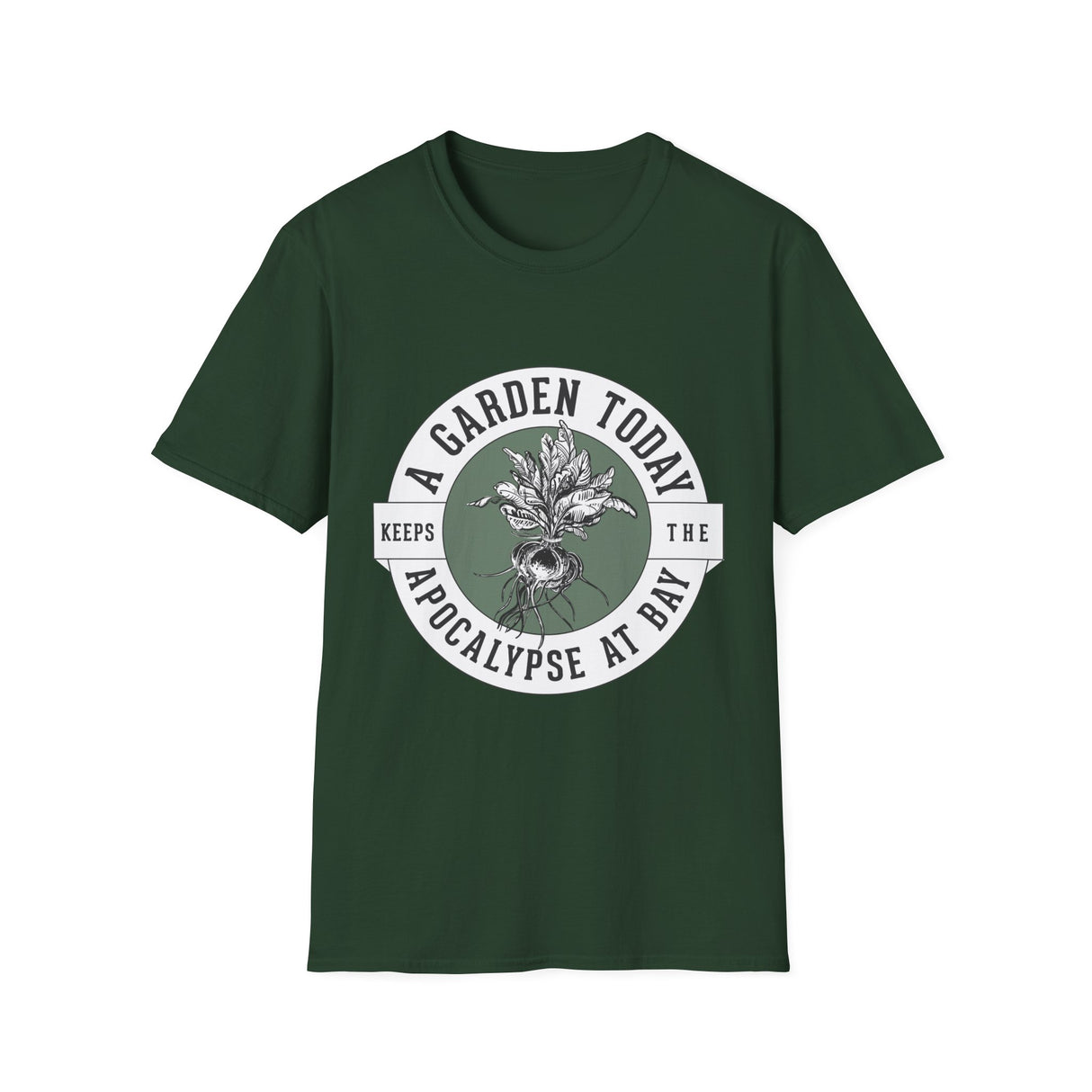 Unisex Tee - "A Garden Today..." (white design)