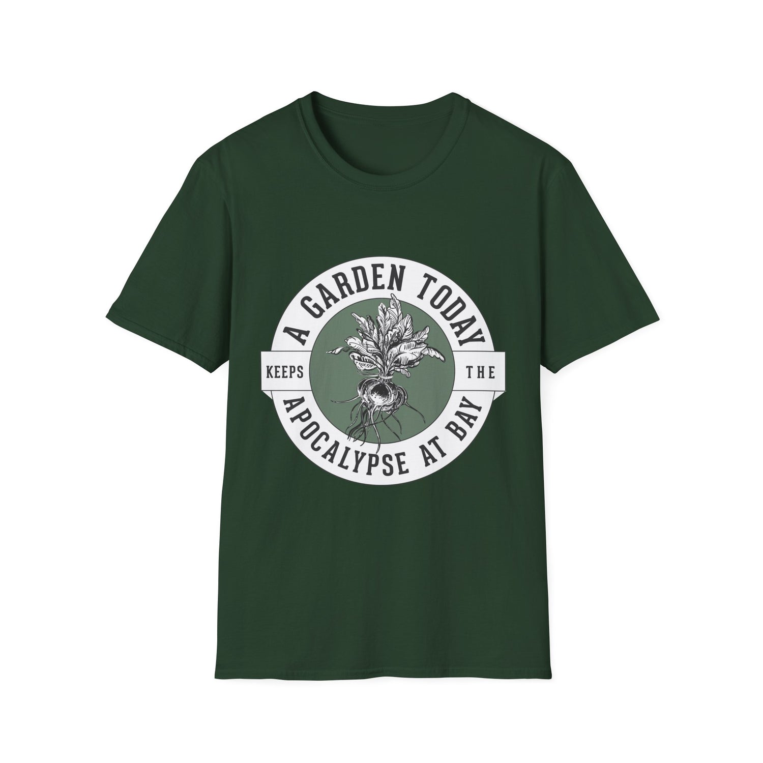 Unisex Tee - "A Garden Today..." (white design)