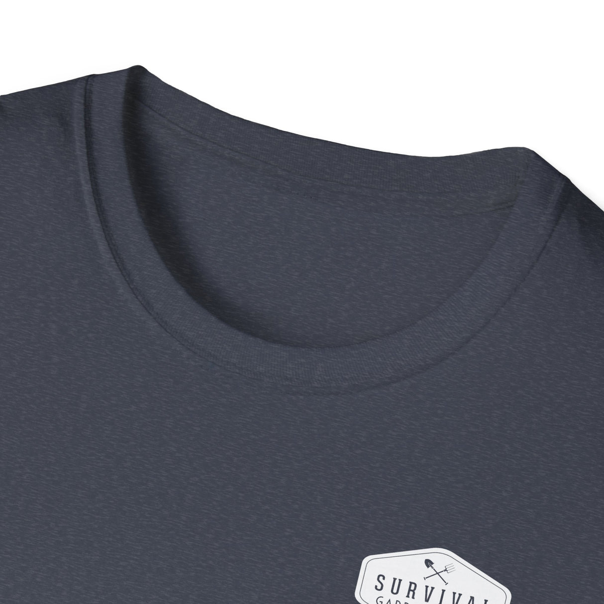 Unisex Tee - White Logo Front - "A Garden Today" Back