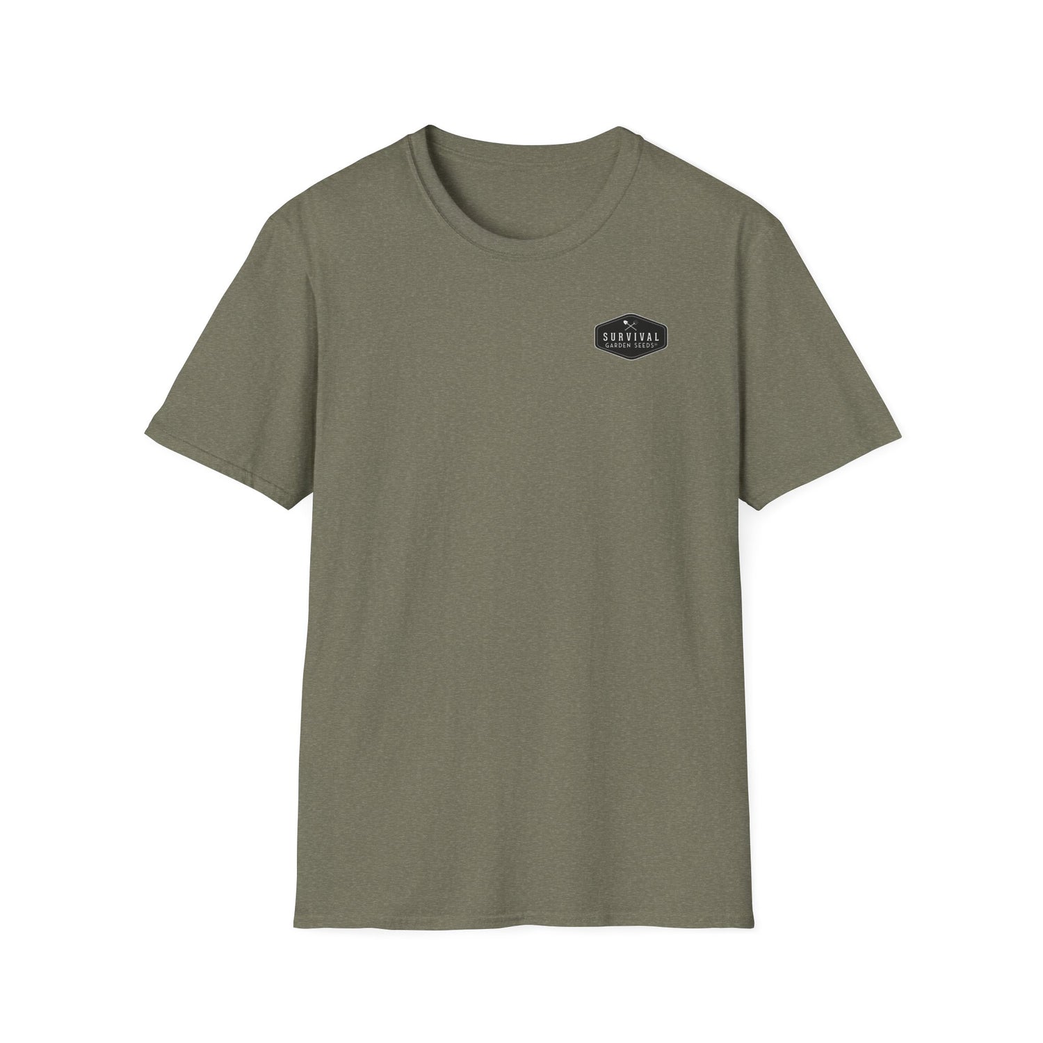 Unisex Tee - Logo Front - "A Garden Today" Back