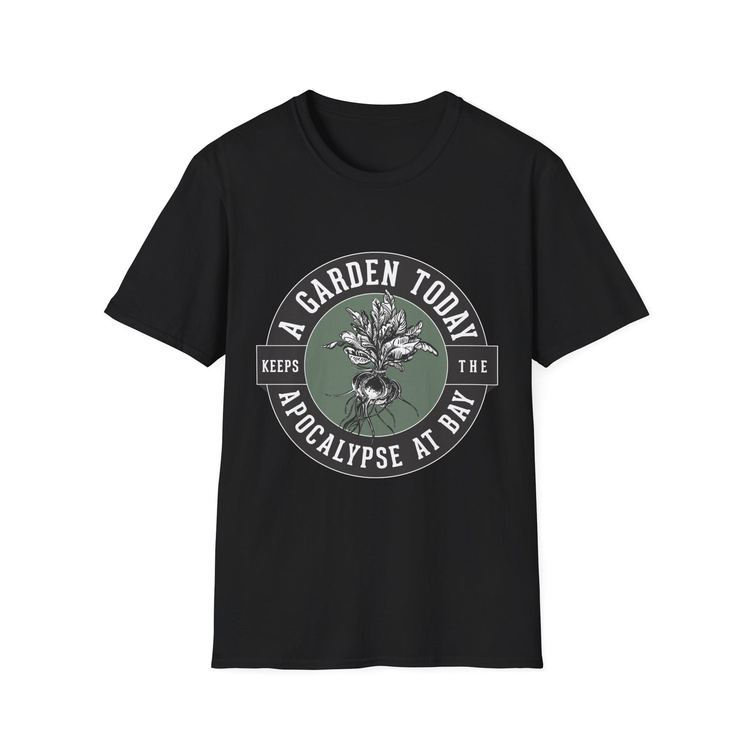 Unisex Tee - "A Garden Today..." (black design)