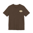 Get Back to Your Roots, Plant Native Tee - shirt front with Survival Garden Seeds logo - Heather Brown