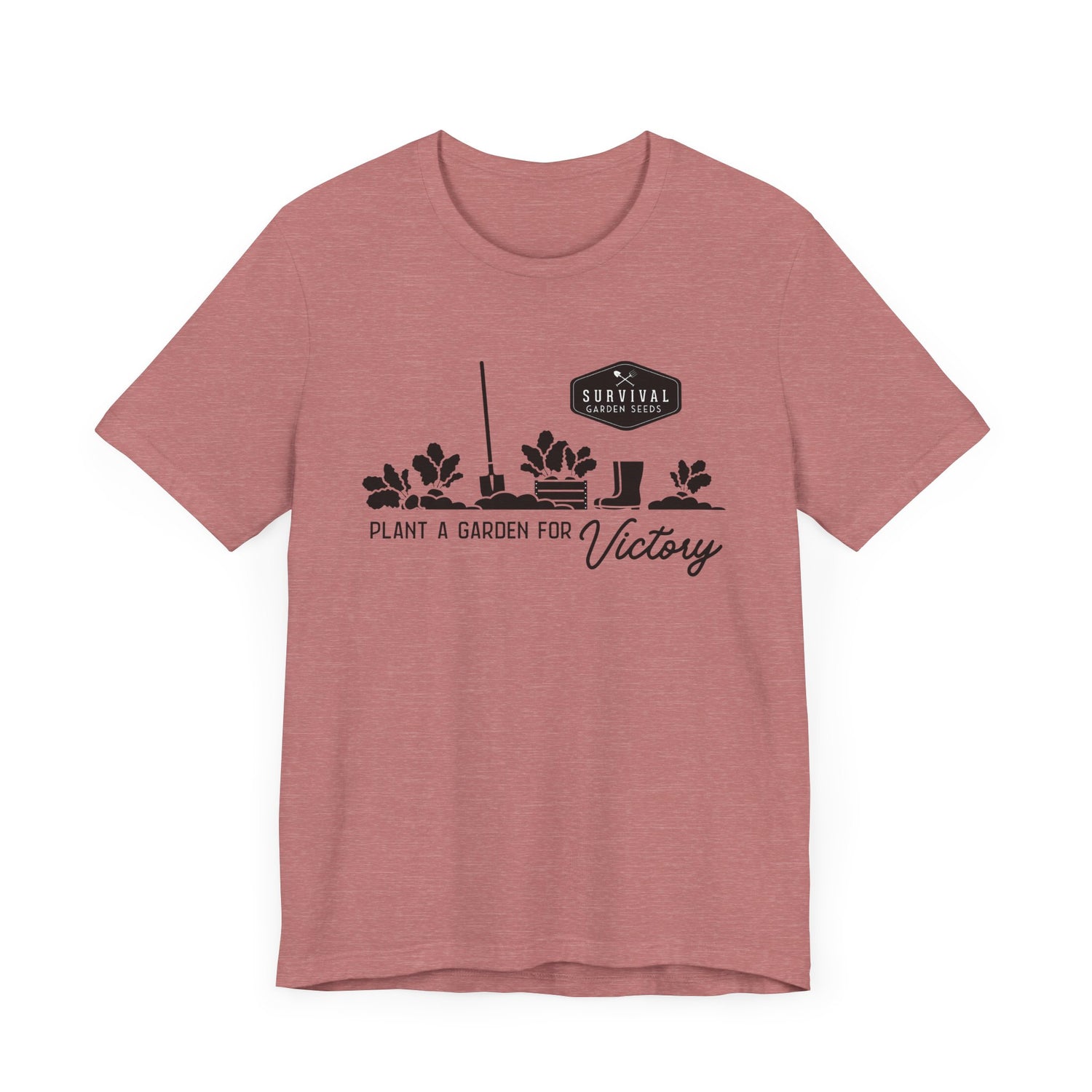 Unisex Tee -"Grow a Garden for Victory" (black design)
