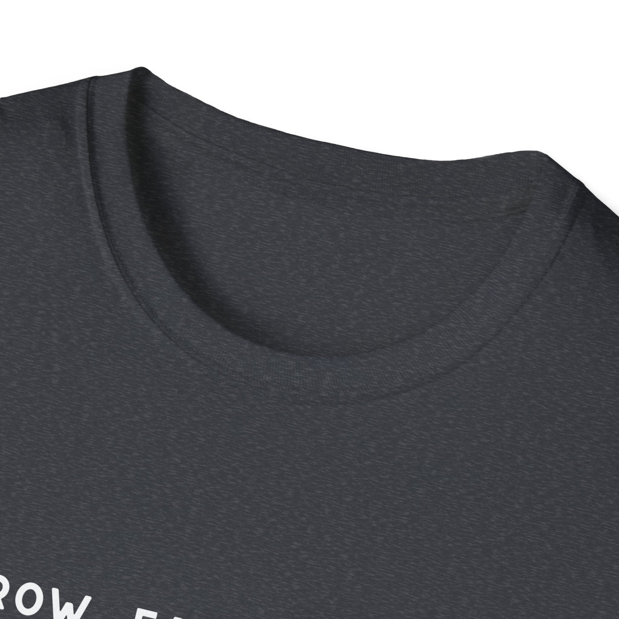 Unisex Tee - "Grow, Eat, Survive" (white design)