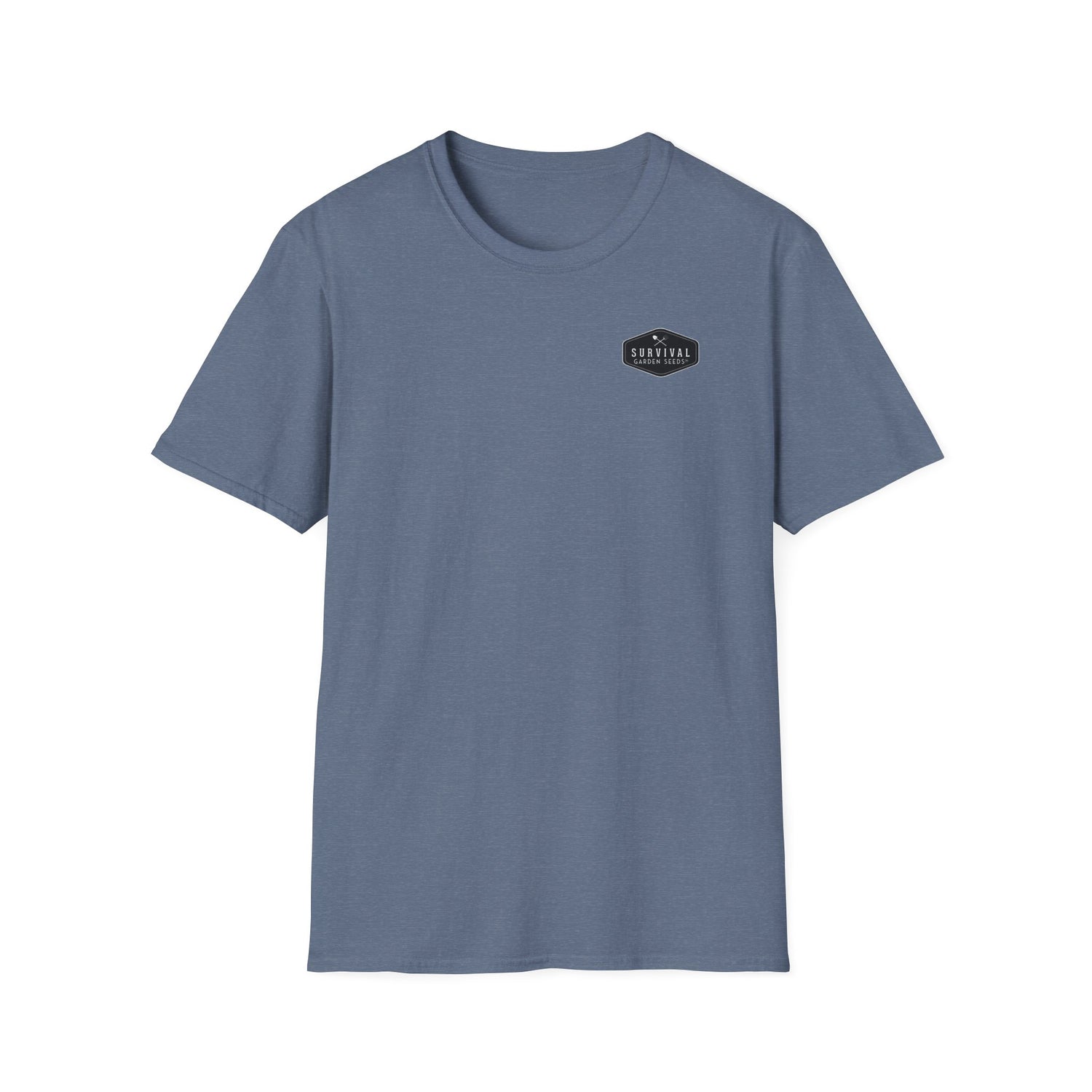 Unisex Tee - Logo Front - "A Garden Today" Back