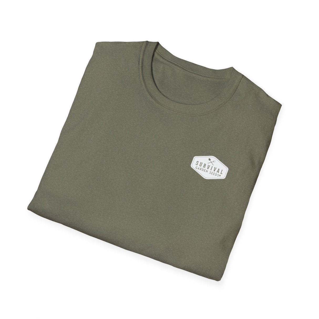 Unisex Tee - White Logo Front - "A Garden Today" Back