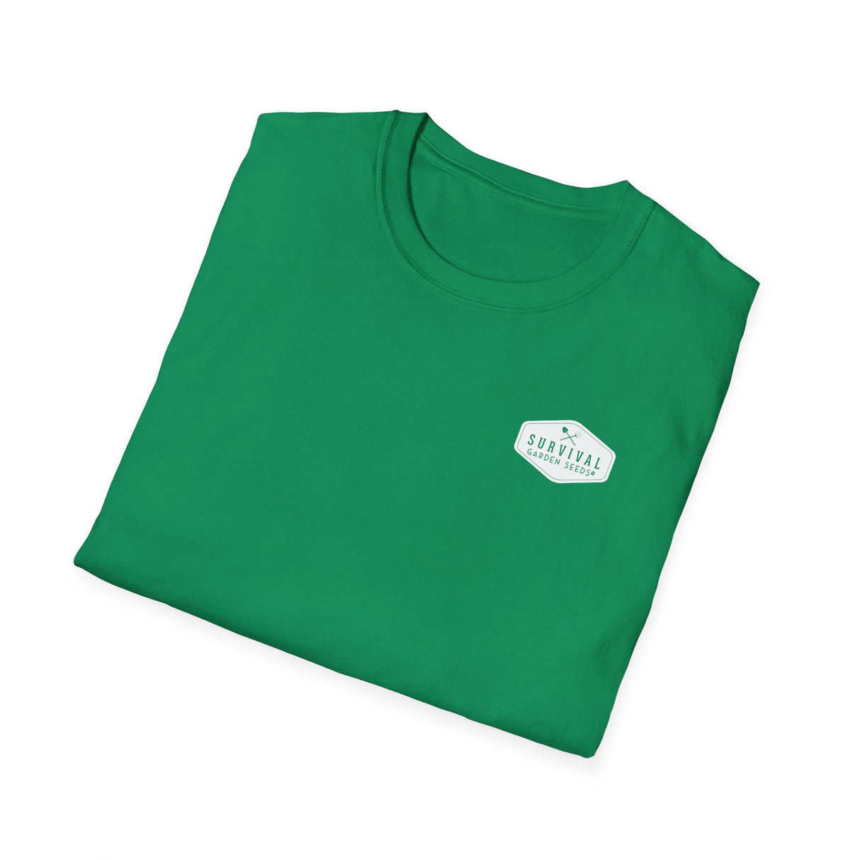 Unisex Tee - White Logo Front - "A Garden Today" Back