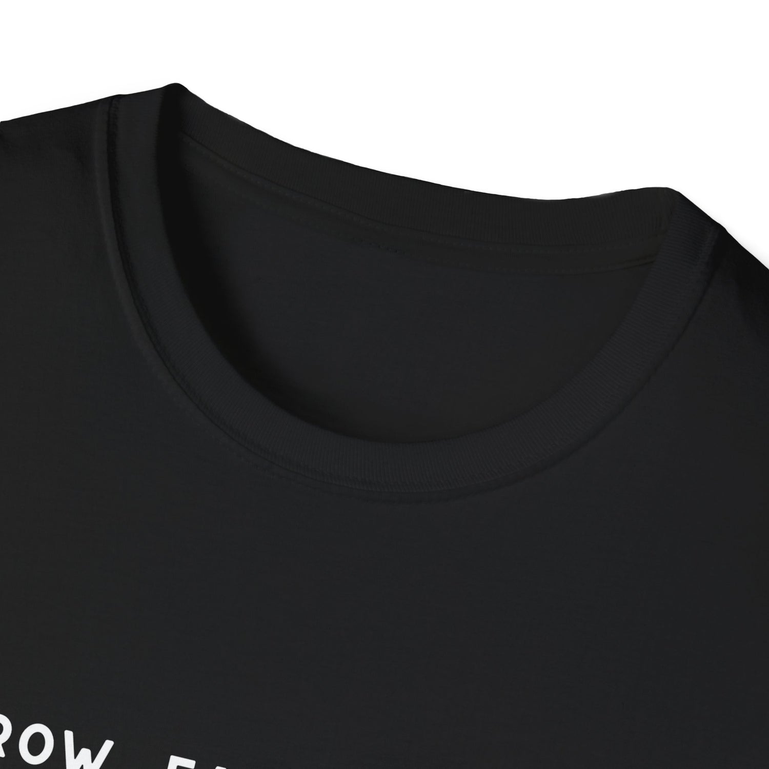 Unisex Tee - "Grow, Eat, Survive" (white design)