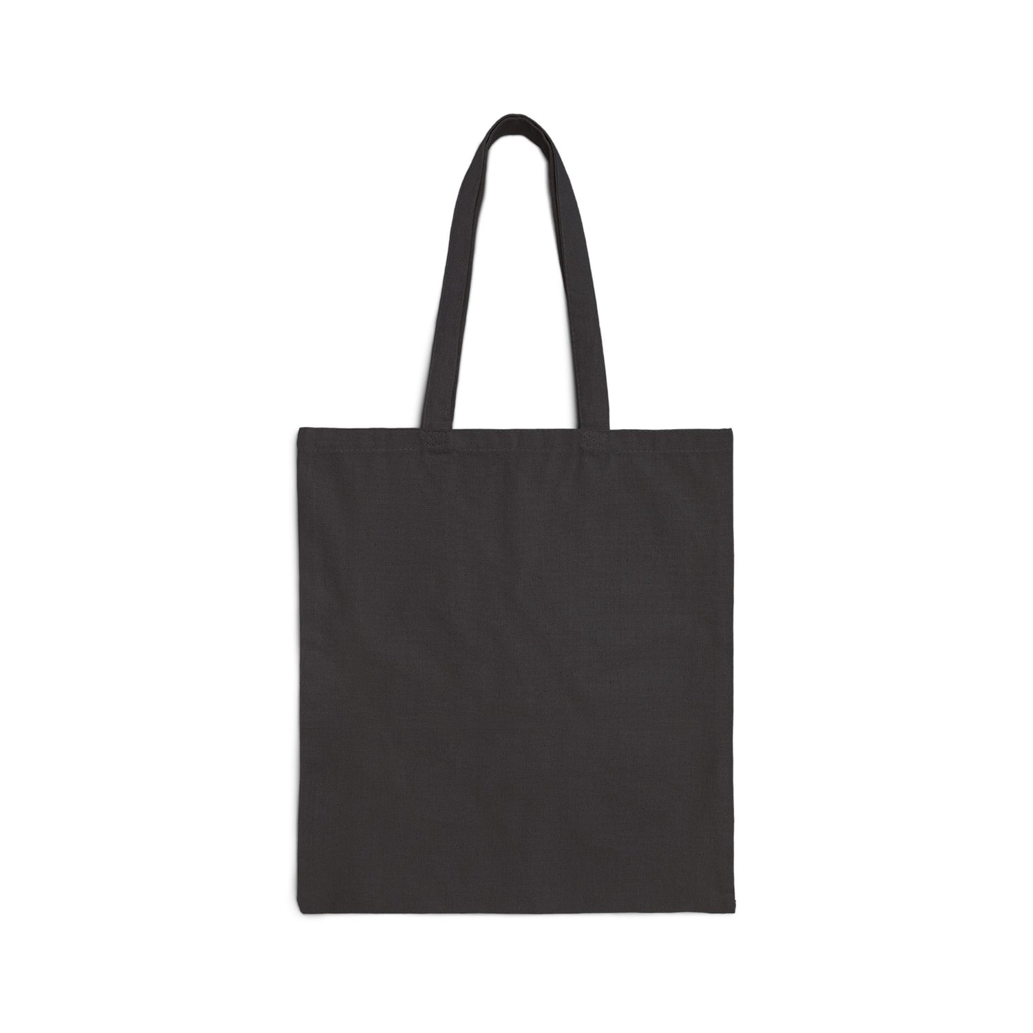 Black Cotton Canvas Tote Bag - "Farm to Table"