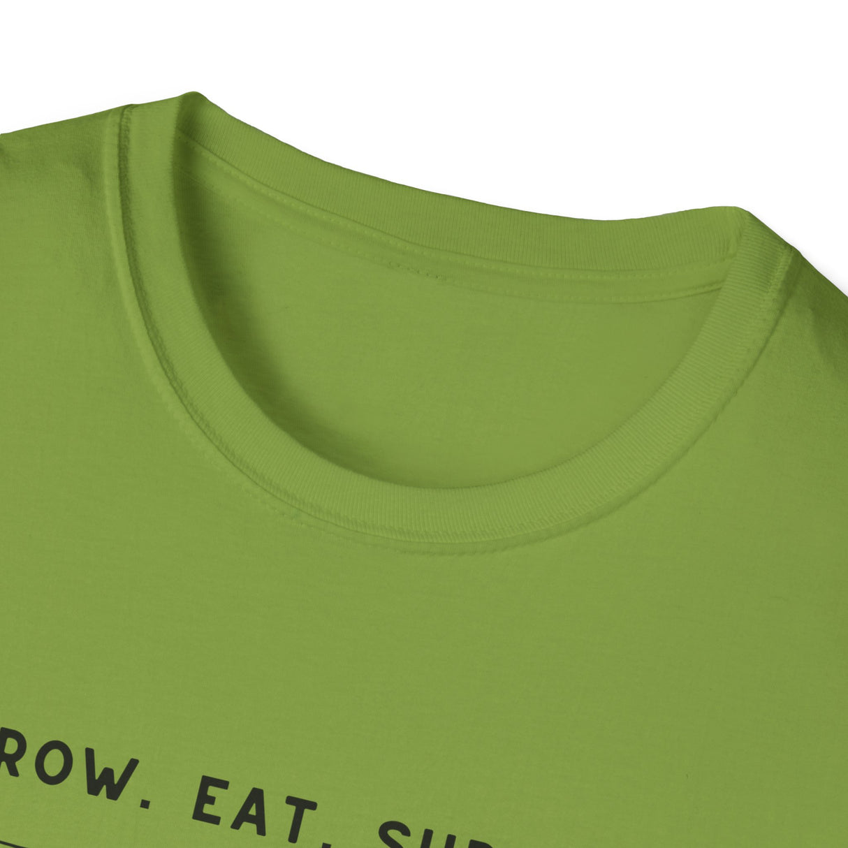 Unisex Tee - "Grow, Eat, Survive" (black design)