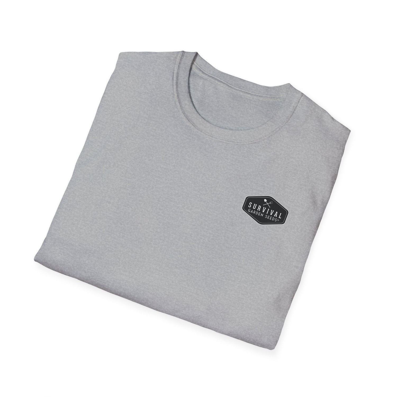 Unisex Tee - Logo Front - "A Garden Today" Back
