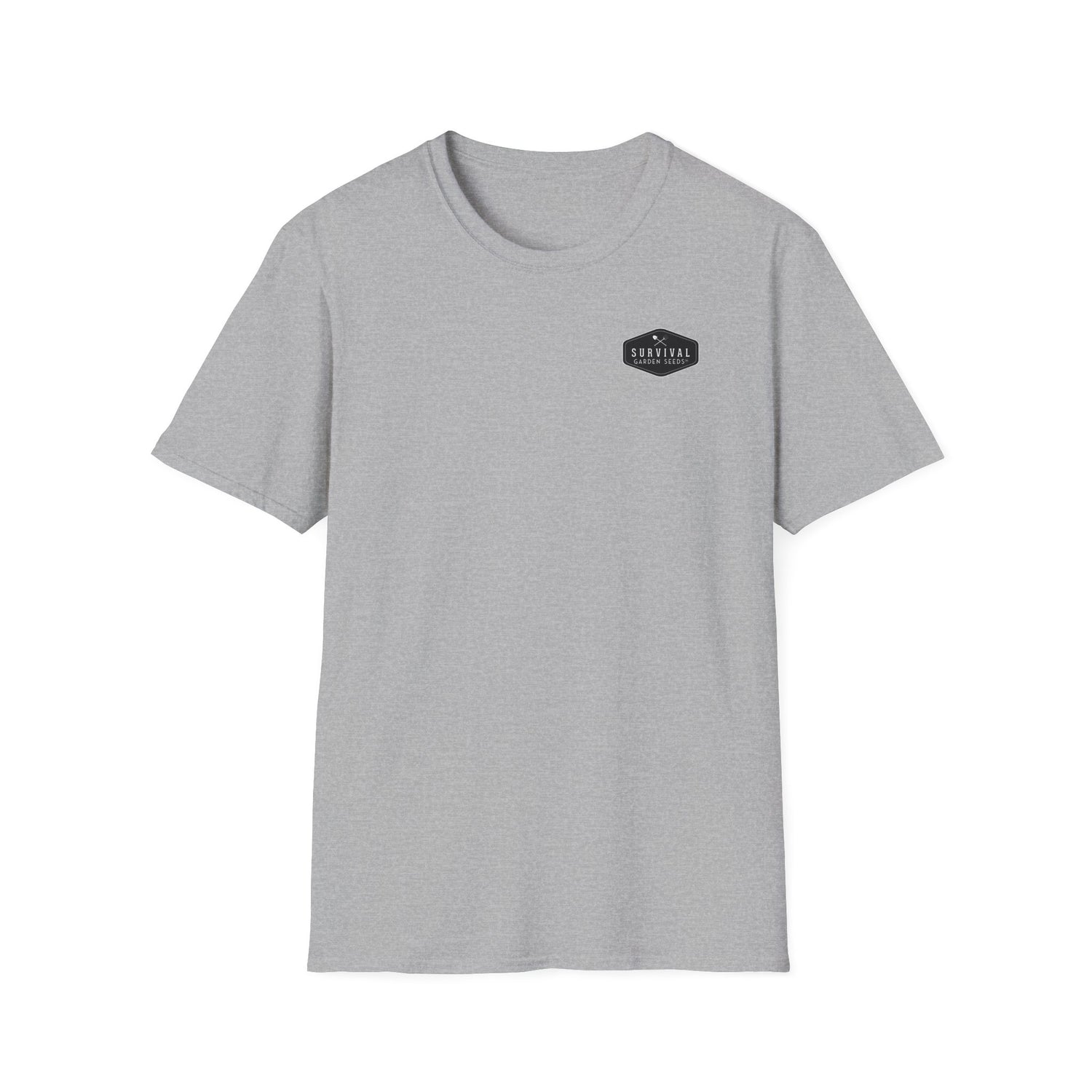 Unisex Tee - Logo Front - "A Garden Today" Back