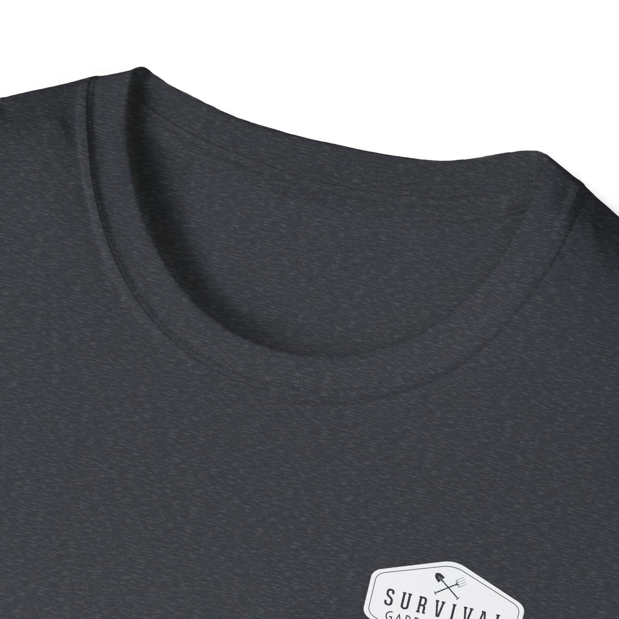 Unisex Tee - White Logo Front - "A Garden Today" Back