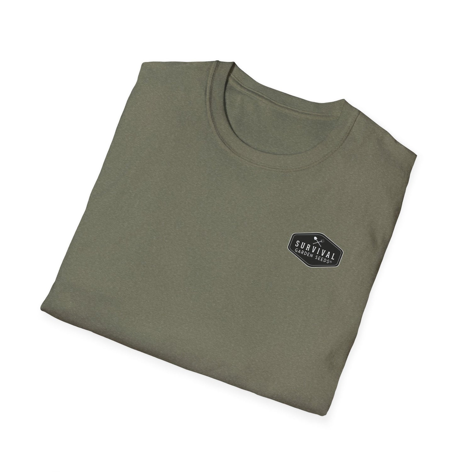 Unisex Tee - Logo Front - "A Garden Today" Back