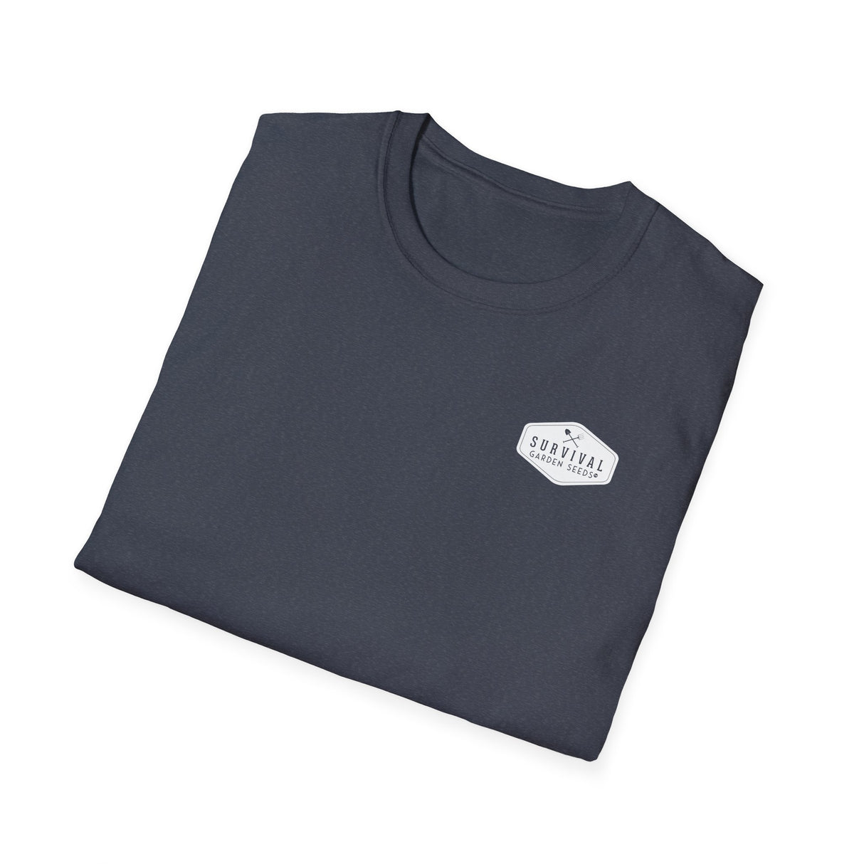 Unisex Tee - White Logo Front - "A Garden Today" Back