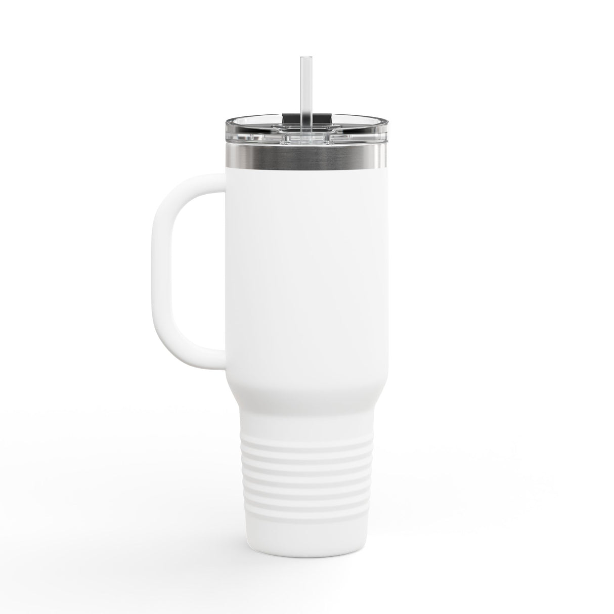 Insulated  40 oz Travel Mug - "Survival Garden Seeds Floral Logo"