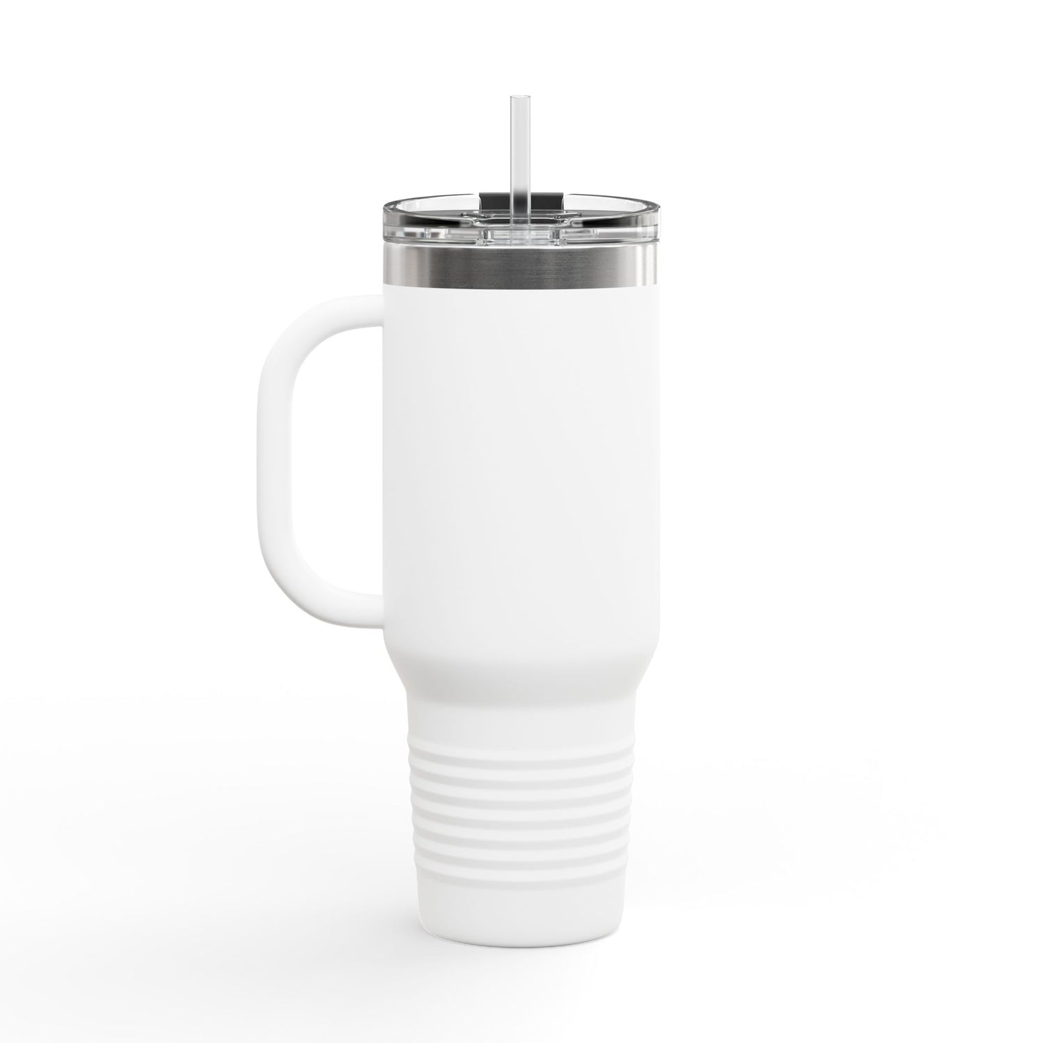 Insulated  40 oz Travel Mug - "Survival Garden Seeds Floral Logo"
