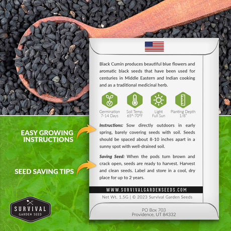 Black Cumin planting instructions