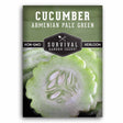 Armenian Pale Green Cucumber Seed Packet