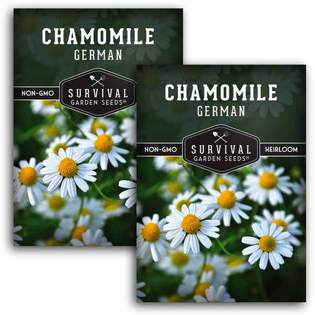 2 packets of German Chamomile seeds