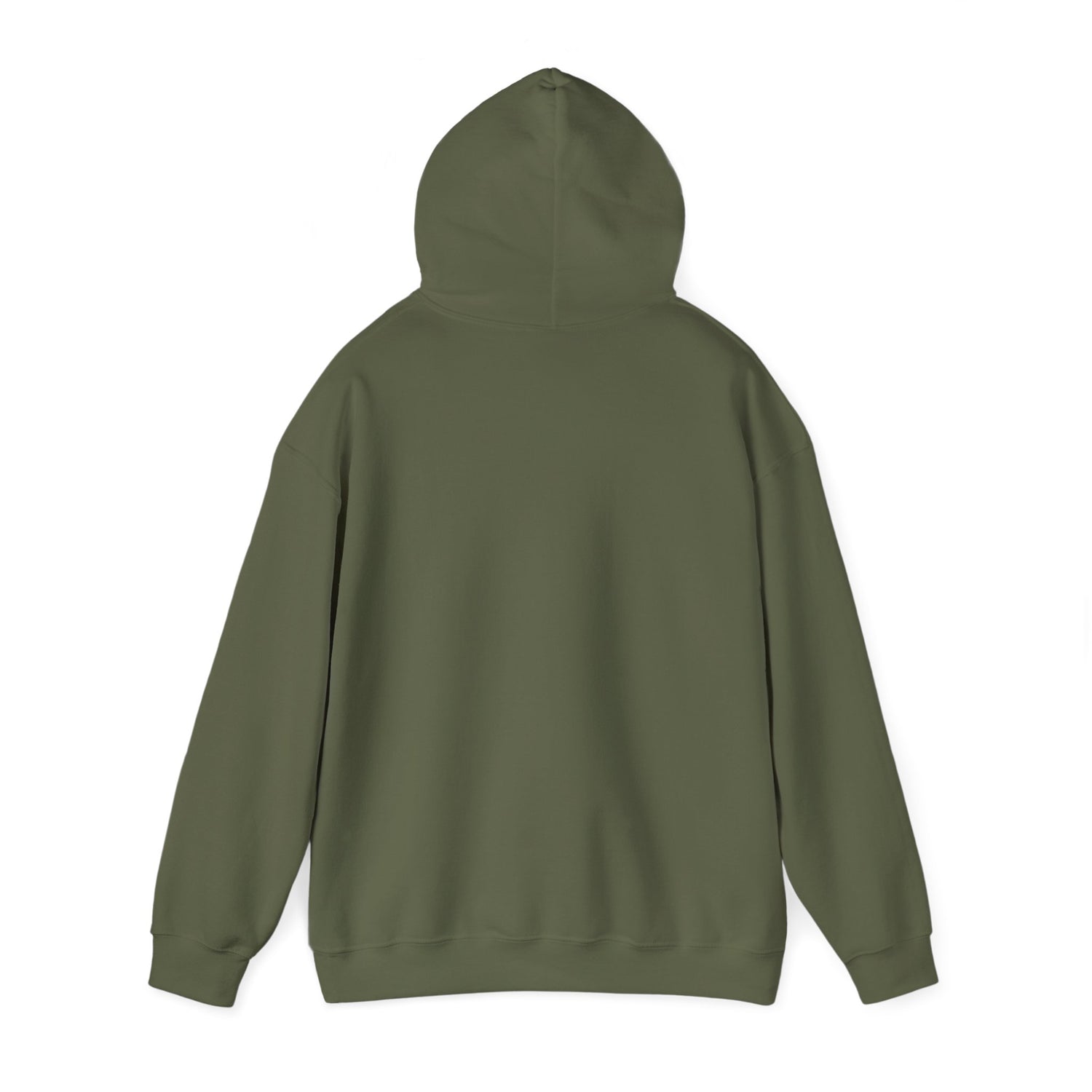 Grow, Eat, Survive Unisex Hoodie - back - Military Green