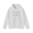 Grow, Eat, Survive Unisex Hoodie - front - Ash