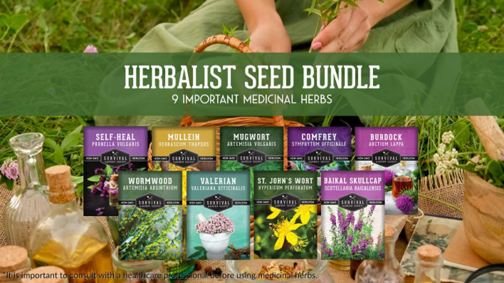 Cover image for the Herbalist Seed Bundle video