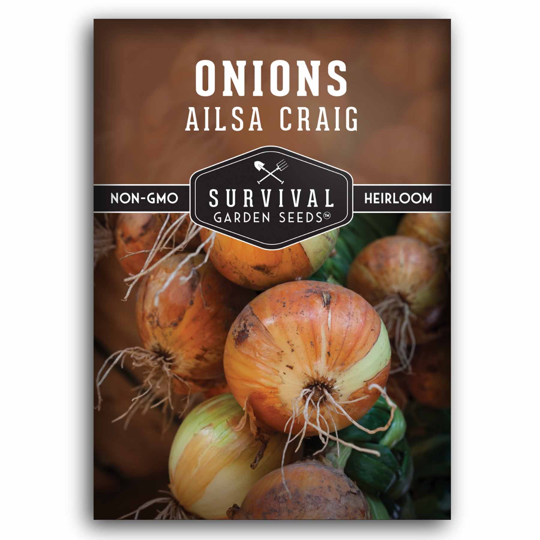1 packet of Ailsa Craig Onion seeds
