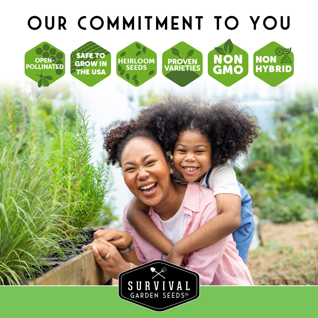 Our Commitment to you - Open Pollinated, Heirloom, Non-GMO