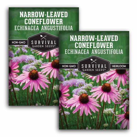 2 Packets of Narrow-Leaved Coneflower Seeds