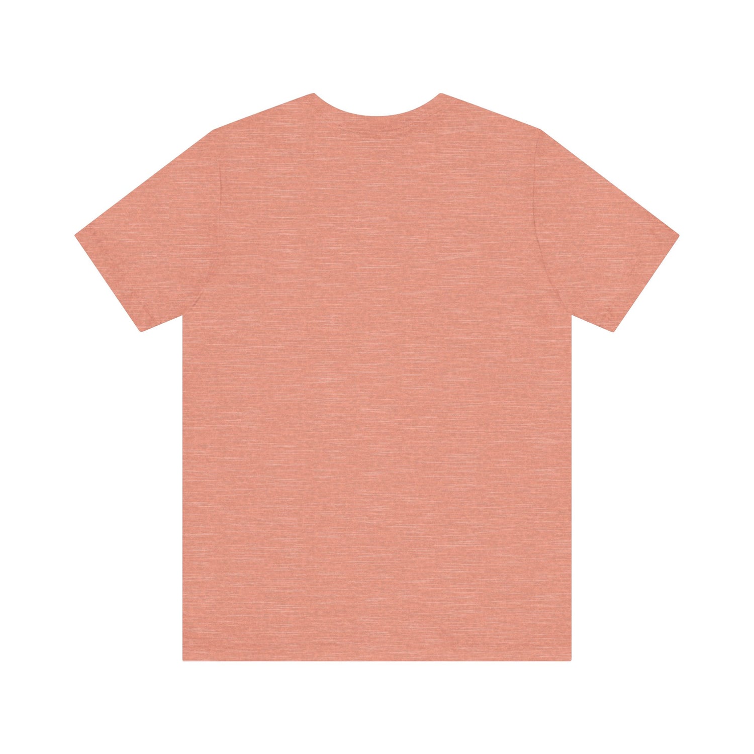 Support Local Pollinators Unisex Tee Shirt Front - Heather Sunset