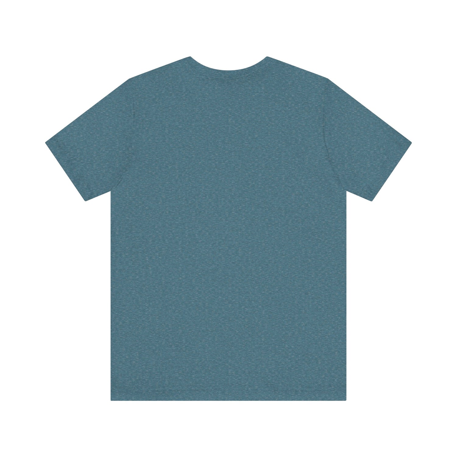 The Garden is Calling so I Must Grow Unisex Tee - back - Heather Deep Teal