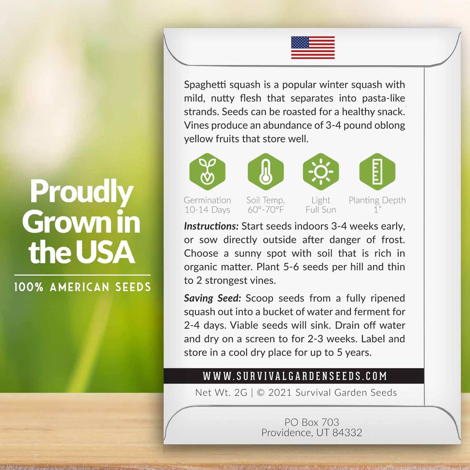 Spaghetti squash seed growing instructions
