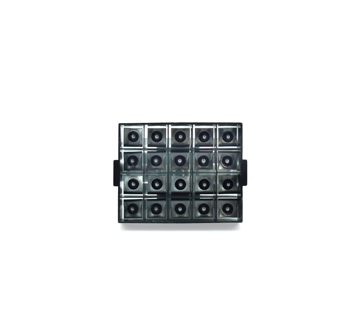 bottom view of the mini soil blocker