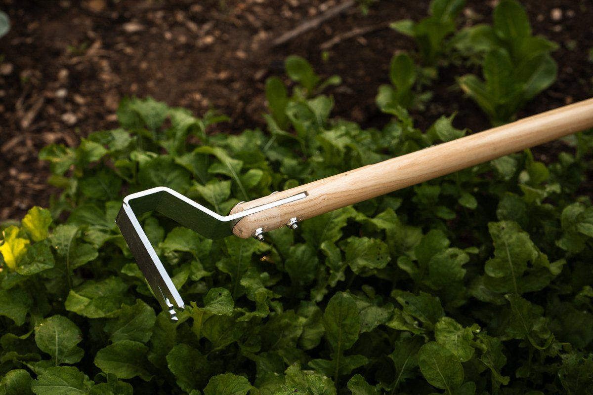 close up of cultivator tool