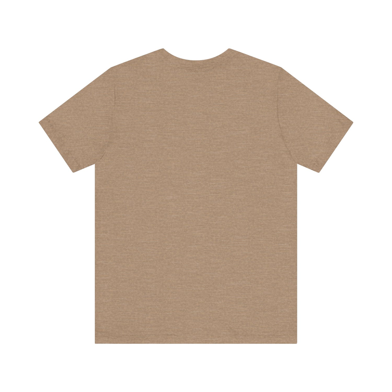 Unisex Tee - Feelin Cute- back - Tan