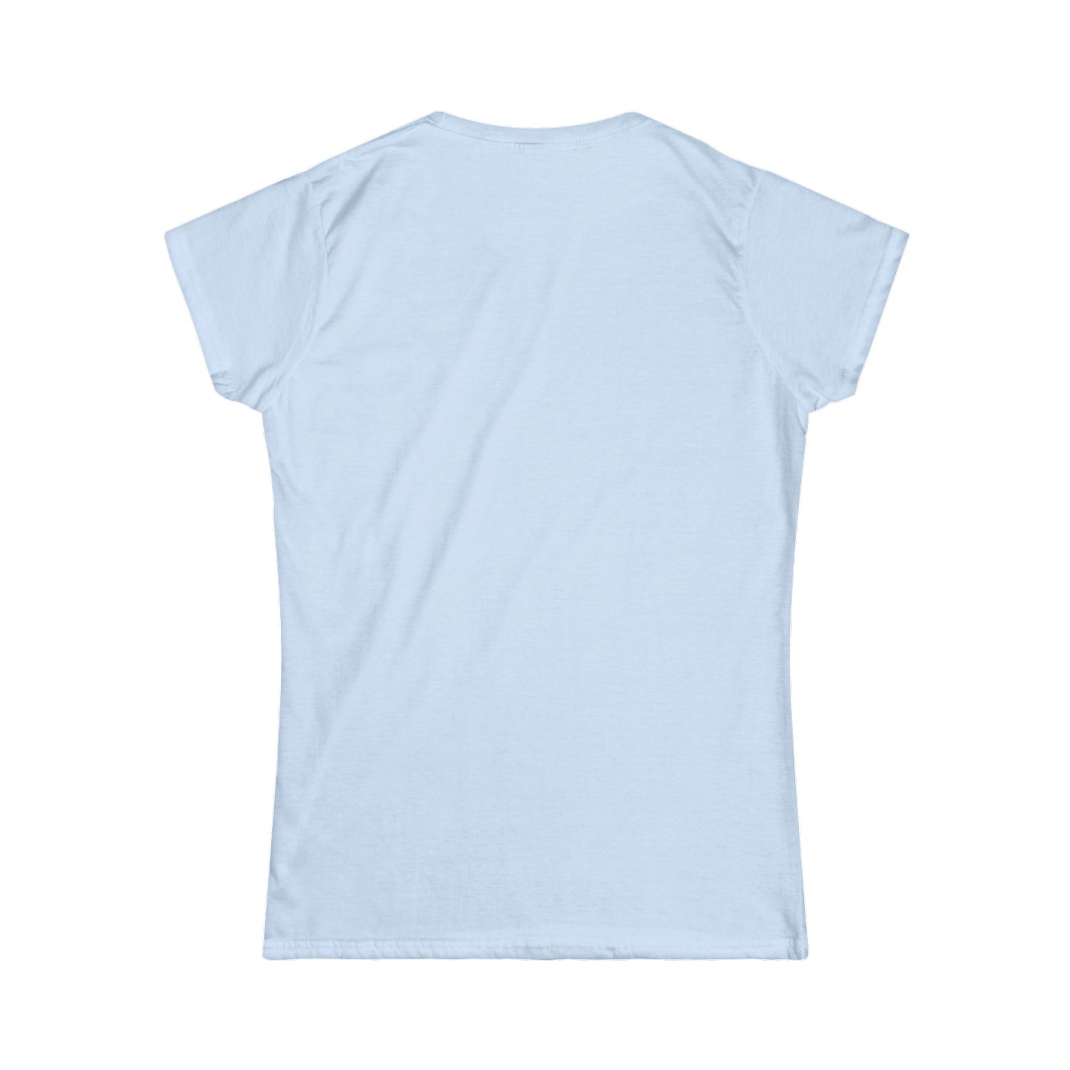 Women's Tee - Feelin Cute- back - Light Blue