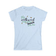 Women's Tee - My Milkweed Brings All The Bees - front- Light Blue