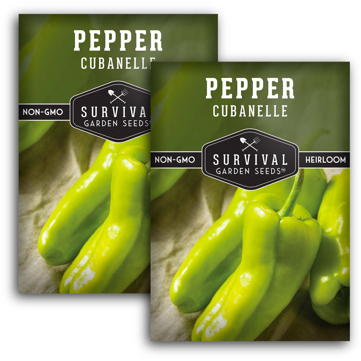 Cubanelle Pepper Seeds – Heirloom Non-GMO Sweet Italian Frying Peppers for Mild, Flavorful Cooking