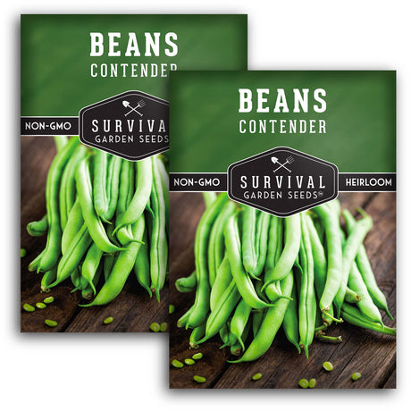 Contender Bush Bean Seeds - Early Producing Bean