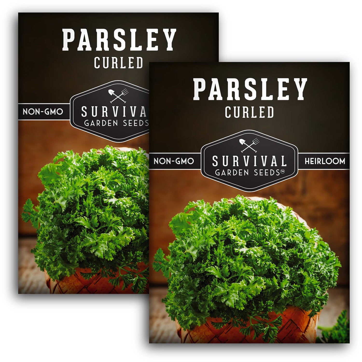 Curly Parsley Seeds – Heirloom Non-GMO Herb for Indoor & Outdoor Growing, Fresh Garnish & Seasoning