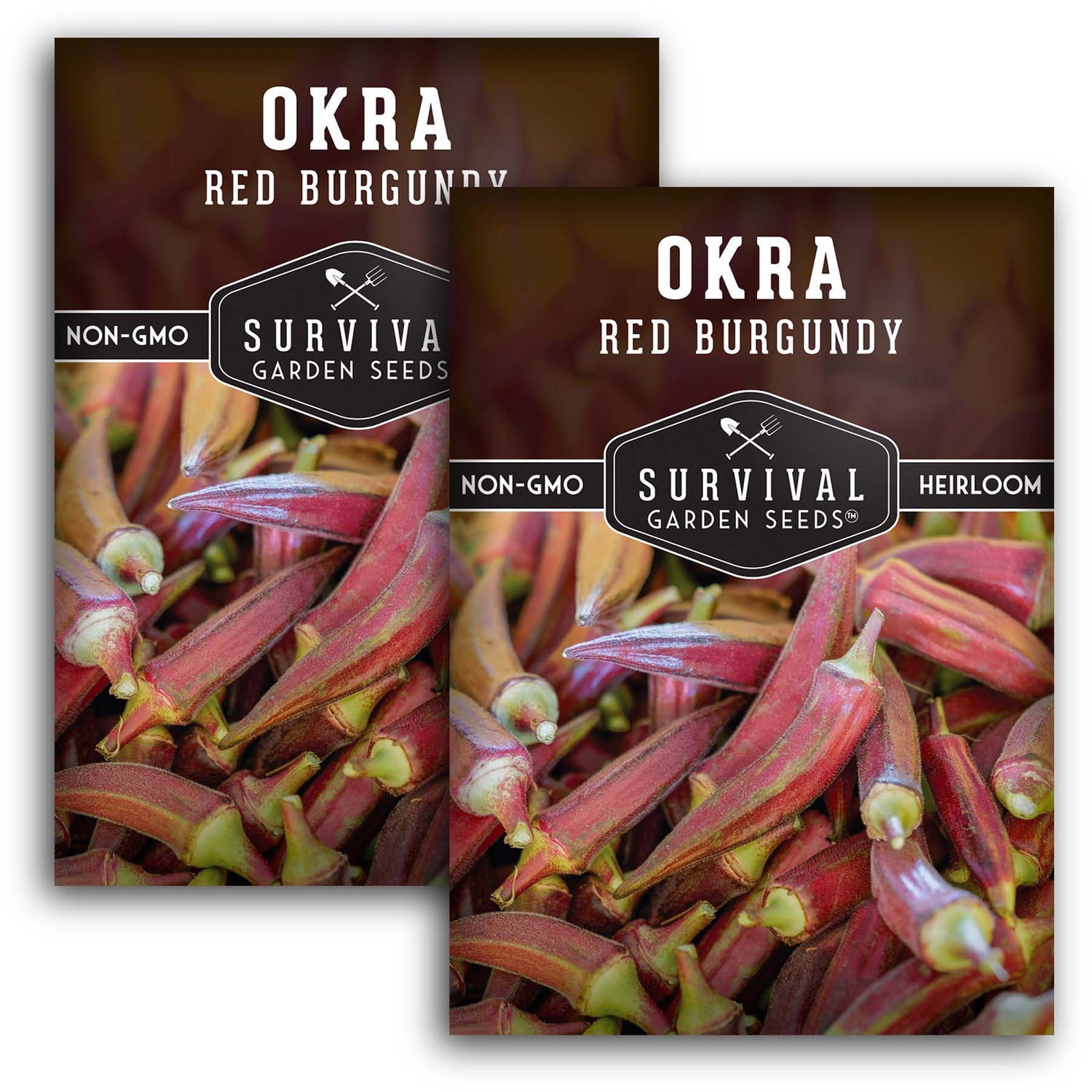 Red Burgundy Okra Seeds