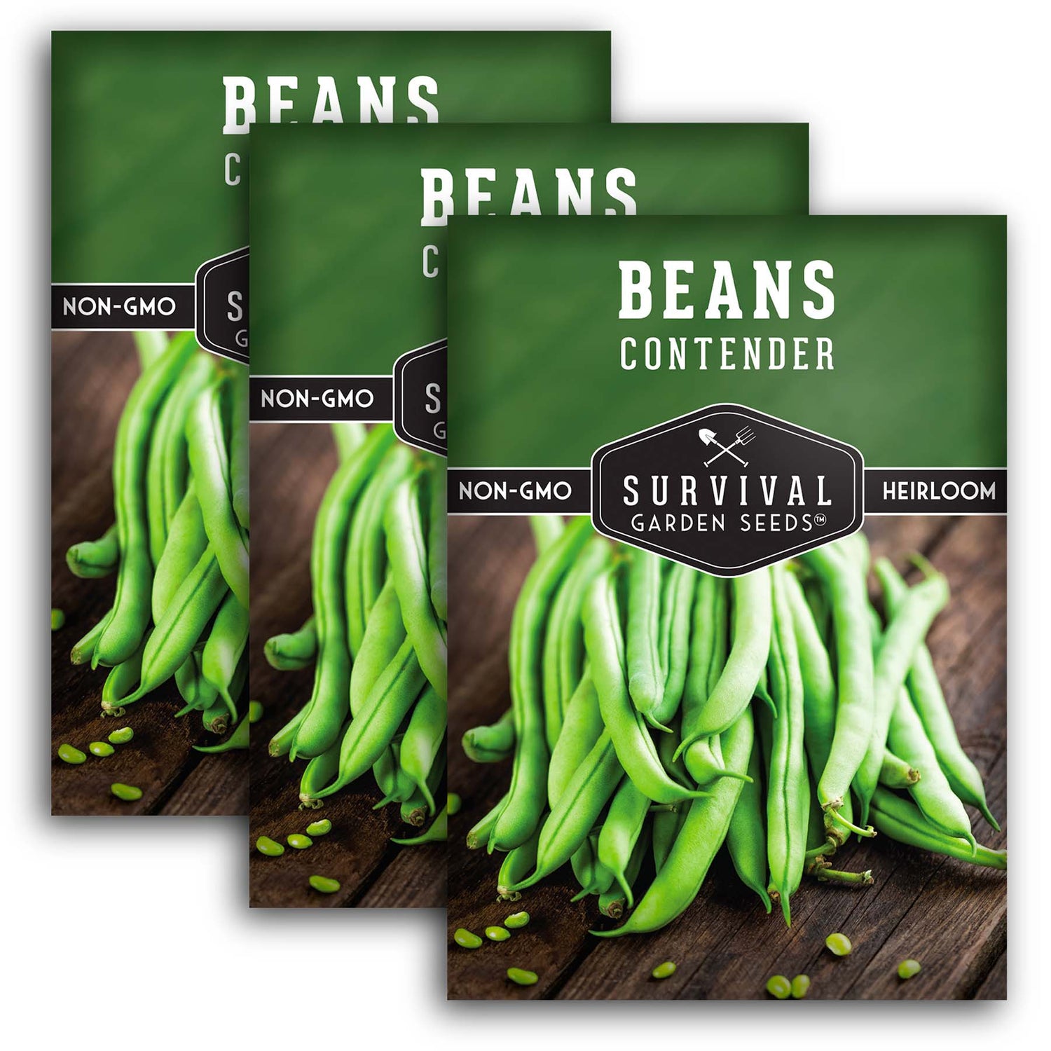 Contender Bush Bean Seeds - Early Producing Bean