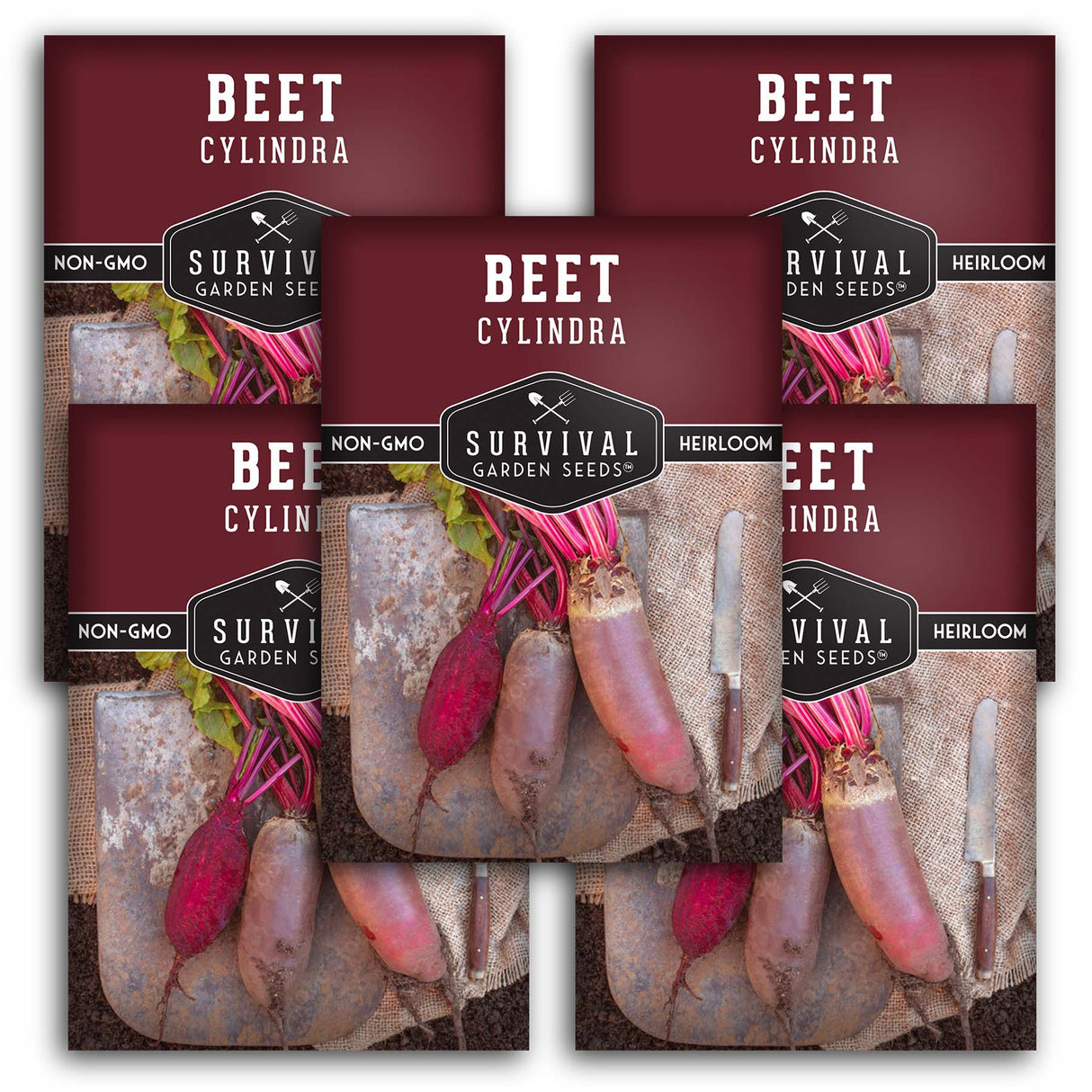 Cylindra Beet Seeds – Danish Heirloom Variety, Space-Saving Beets