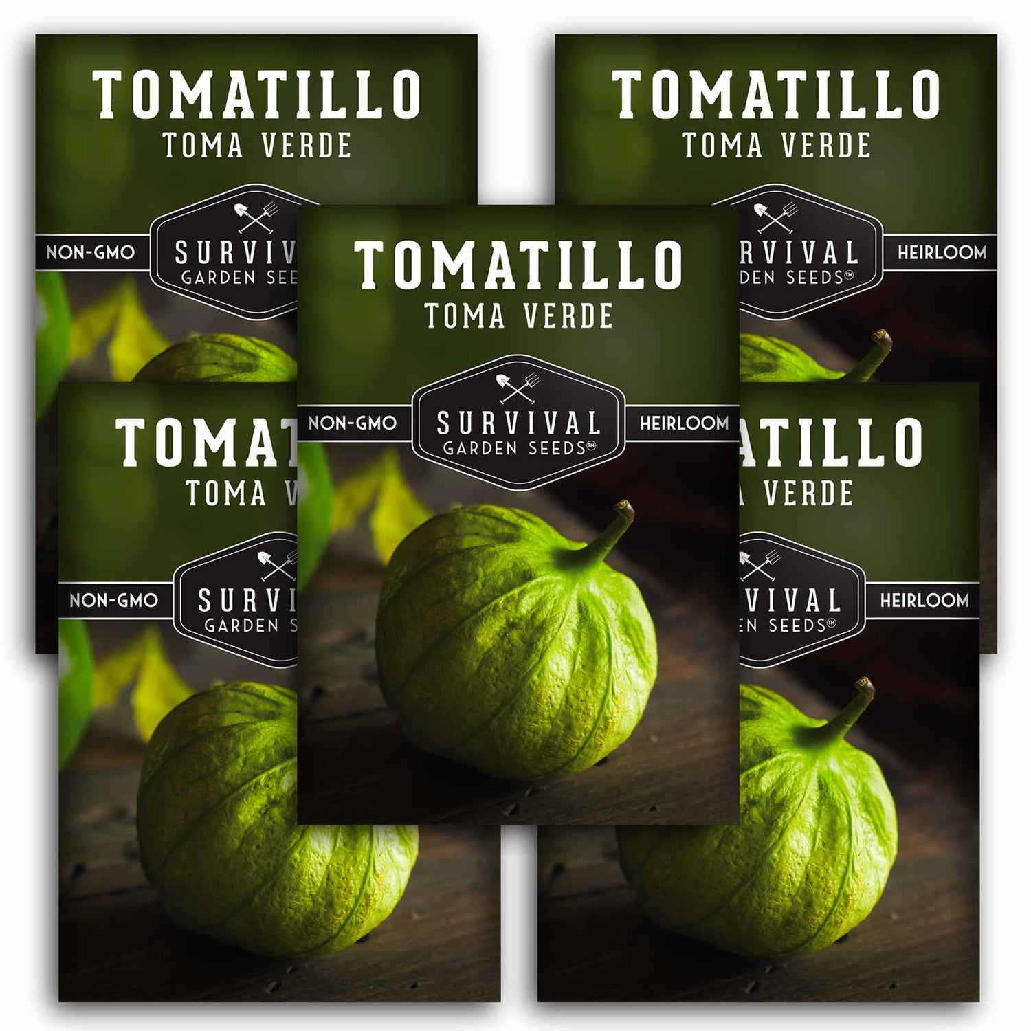 5 Packets of Toma Verde Tomatillo seeds